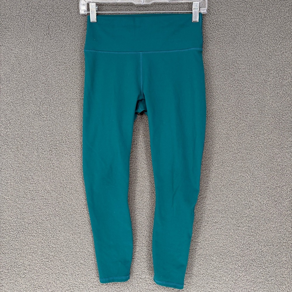 Fabletics Powerhold High Waisted Compression Leggings Teal Green CS1719629-4043
